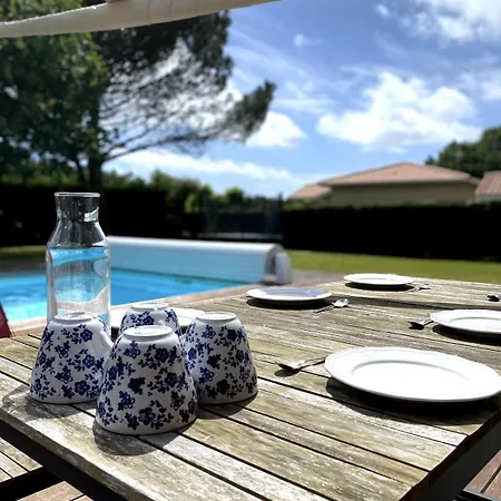 Zogaby - Piscine Chauffée Villa Lège-Cap-Ferret